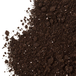 Soil or dirt crop isolated on white background