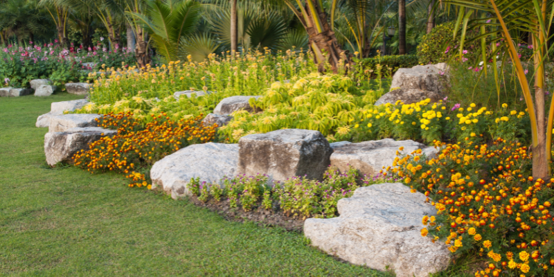 Installing Landscaping Boulders